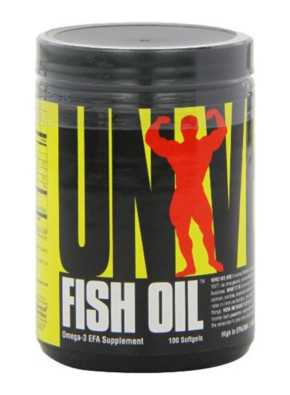 

Universal Nutrition Fish Oil, 100 Softgels