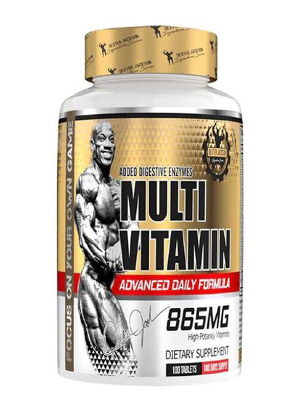 

Dexter Jackson Multi-Vitamin Supplement, 100 Tablets, Unflavoured