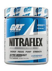 Gat Sport Nitraflex Pre Workout Supplement, 300gm, Blue Raspberry