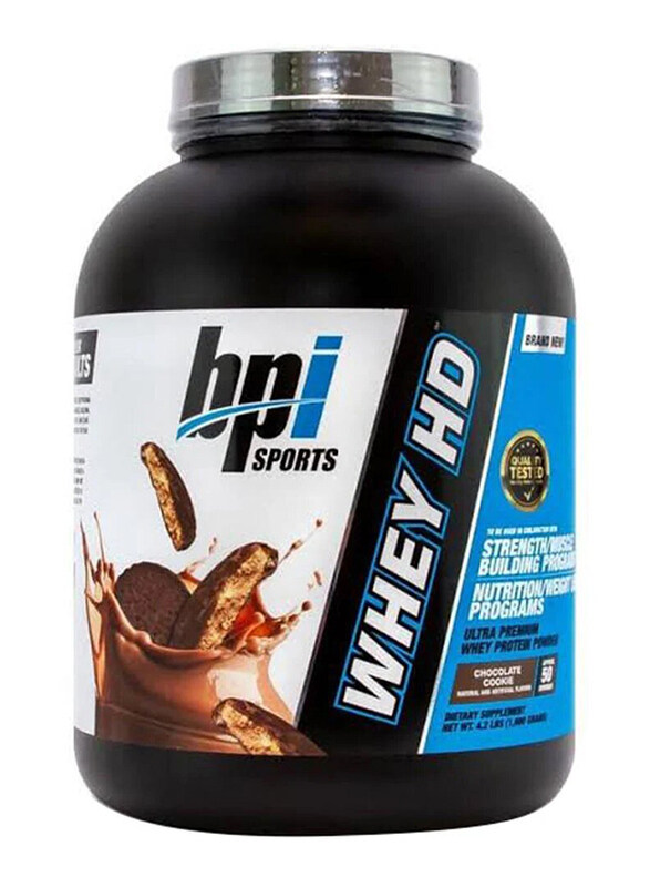 

BPI Sports Whey-HD Ultra Premium Protein Powder, 1.91 KG, Chocolate Cookie