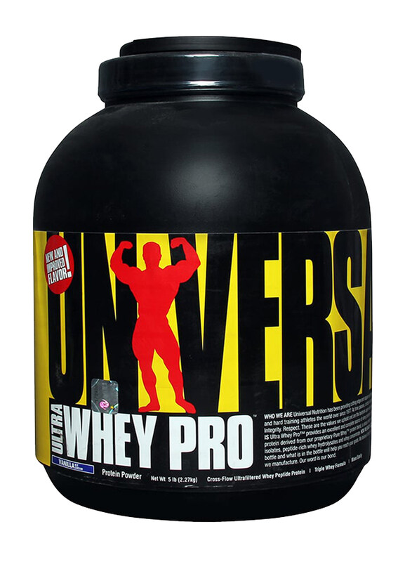 

Universal Nutrition Ultra Whey Pro, 5Lbs, Vanilla Ice Cream