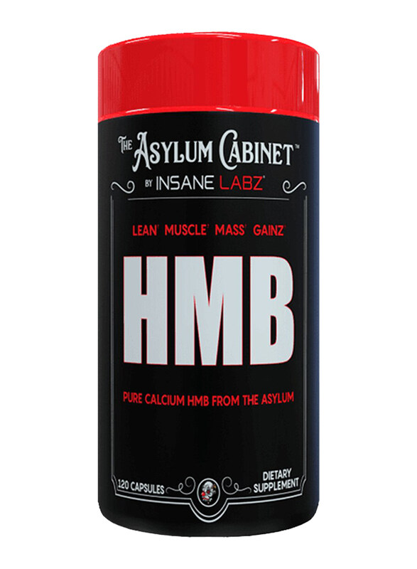 

Insane Labz HMB Asylum Cabinet Dietary Supplement, 120 Capsules, Unflavored