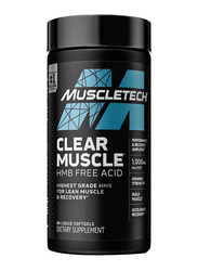 Muscletech Clear Muscle Hmb Free Acid Dietary Supplement, 84 Liquid Softgels, Unflavored