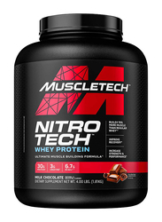 Muscletech Nitro Tech Whey Protein Dietary Supplement, 1.81 Kg, Milk Chocolate