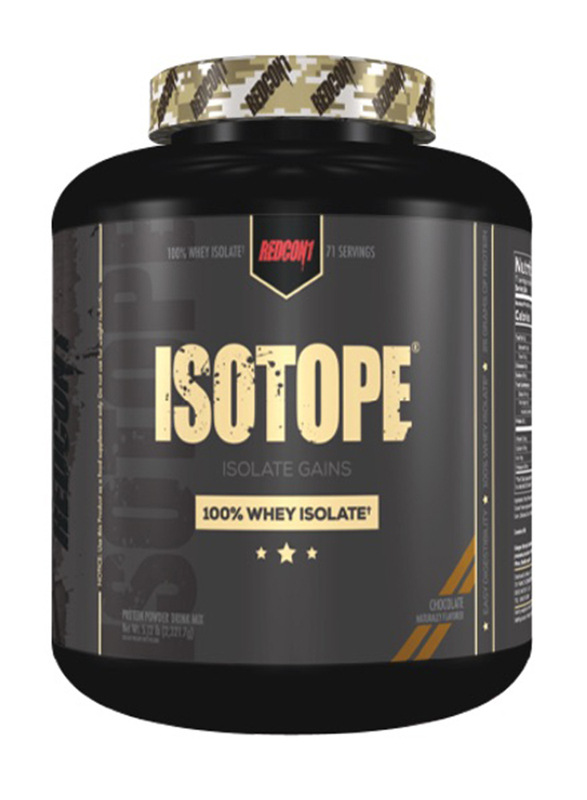 Redcon1 Isotope 100% Whey Isolate Drink Powder, 5LB, Chocolate