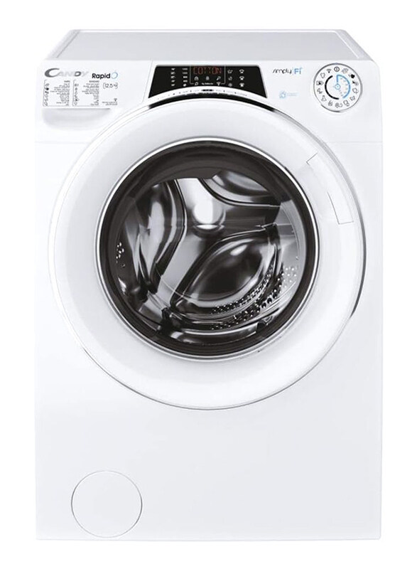 

Candy 12.5Kg Rapido Washing Machine, RO141256DWMC8-19, White