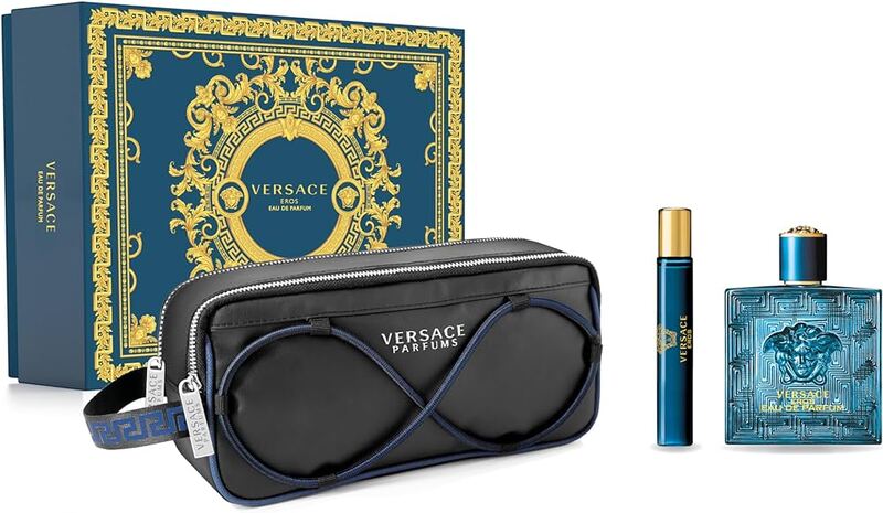 VERSACE EROS SET EDT 100ML+10ML+POUCH FOR MEN