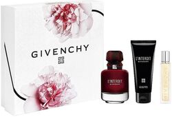 GIVENCHY L'INTERDIT ROUGE SET EDP 80ML+B/M75ML+12.5ML FOR WOMEN