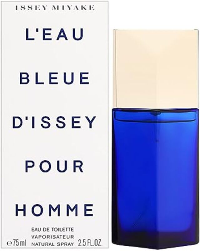 ISSEY MIYAKE L'EAU BLEUE D'LSSEY POUR HOMME EDT 75ML FOR MEN