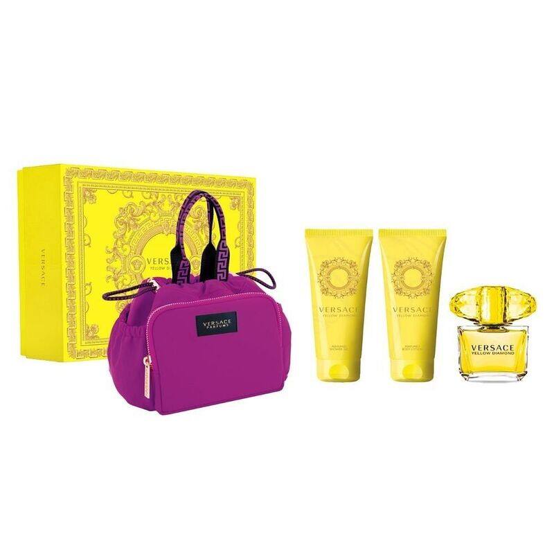

VERSACE YELLOW DIAMOND SET EDT Perfume 90ML+B/L100ML+S/G100ML+POUCH FOR WOMEN