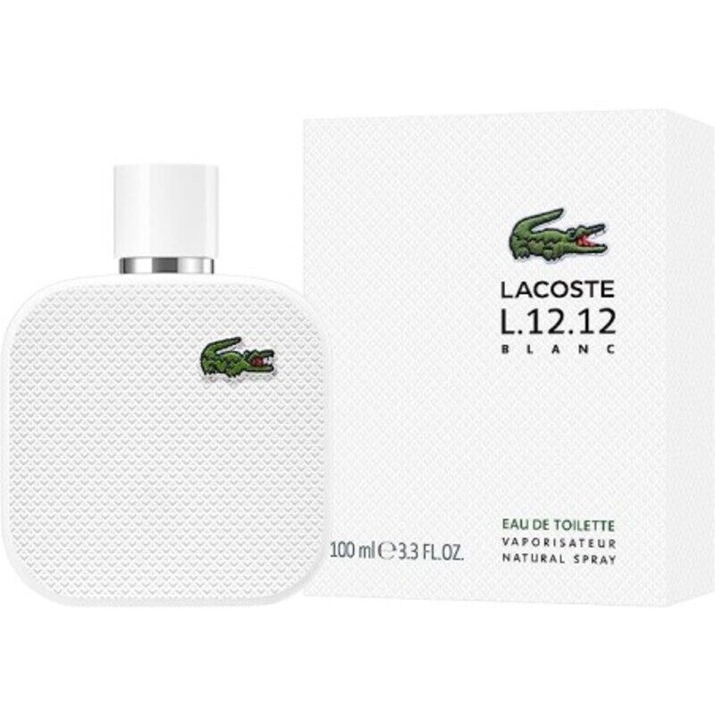 

LACOSTE EAU DE LACOSTE L.12.12 BLANC EDT Perfume 100ML FOR MEN
