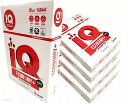 Mondi IQ Economy+  A4 paper, 80 GSM, one Box of 5 Reams