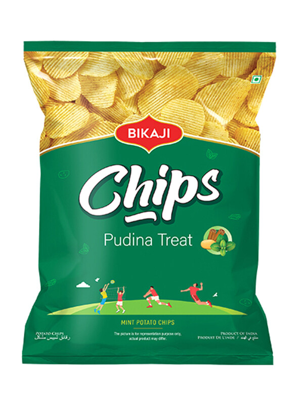 

Bikaji Potato Chips Pudina Treat, 40g