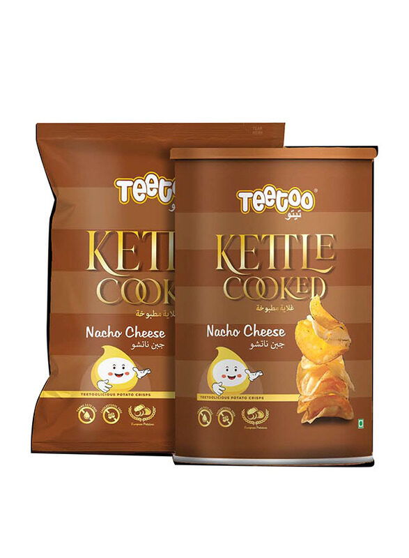 

Teetoo Nacho Cheese Kettle Cooked Chips, 40g