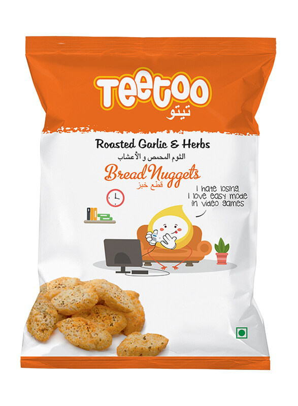 

Teetoo Bread Nuggets Roasted Garlic & Herbs, 23g