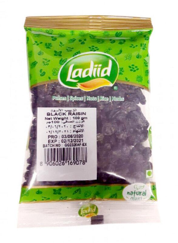 

Ladiid No.1 Black Raisin, 100g