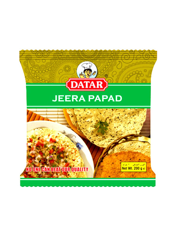 

Datar Jeera Papad, 200g