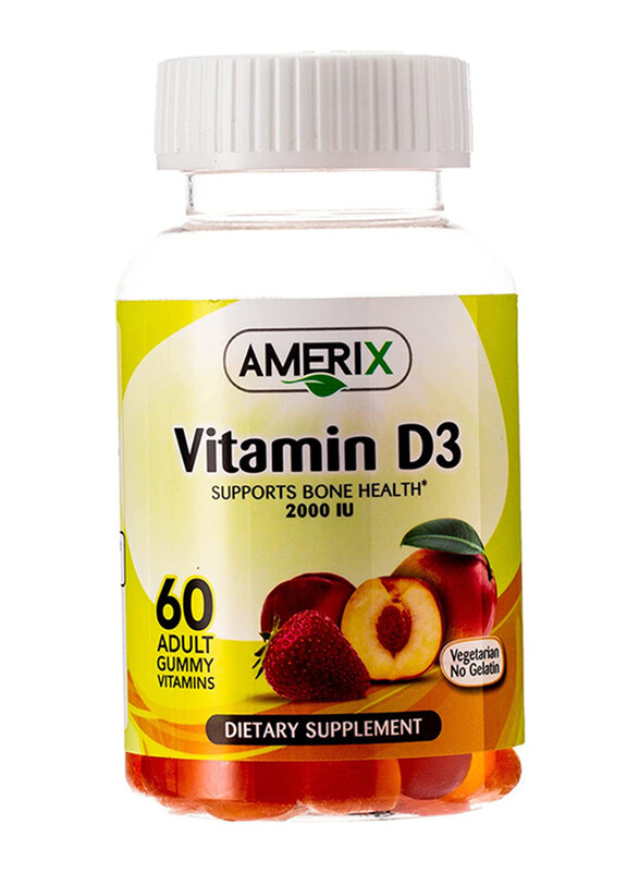

Amerix Vitamin D3 Adult Dietary Supplement, 60 Gummies