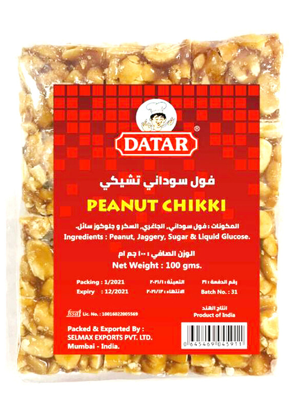 

Datar Peanut Chikki, 100g