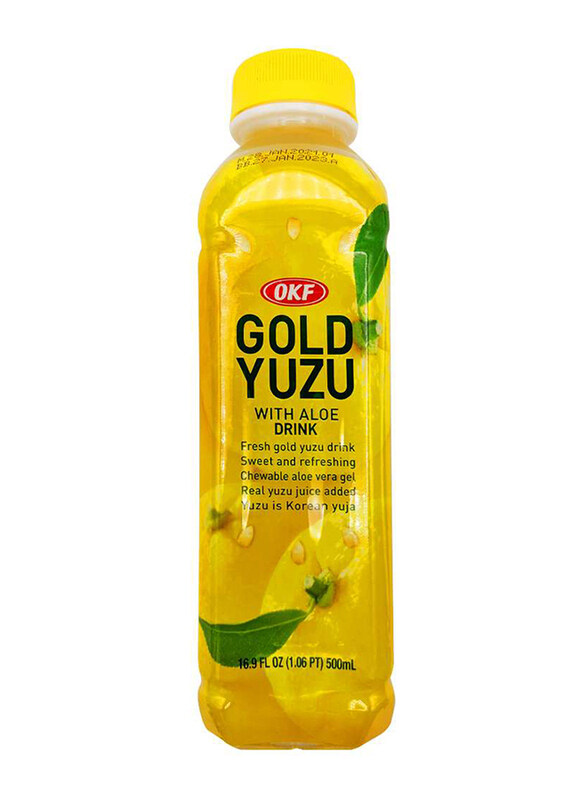 

OKF Aloe Gold Yuja Fruit Juice Drink, 500ml
