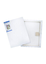 Maxi Stretched 380gsm Artist Canvas Board, 30 x 40cm, White