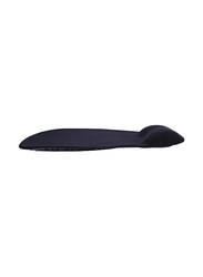 Logilily L-1108 Mouse Pad with Gel Wrist Support for PC, Black