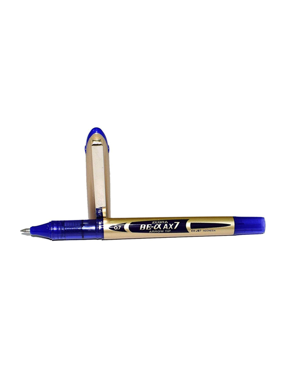 Zebra BEX Roller Ball Pen, Blue