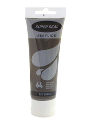 Super Deal Acrylic Paint Tube, 75ml, Raw Umber