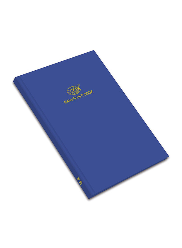 

FIS Manuscript Book, 2 Quire, A6 Size, Blue