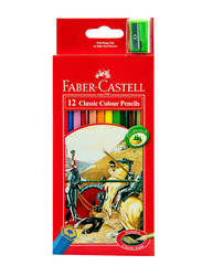 Faber-Castell Classic Colour Pencil, FC115852, 12 Pieces, Multicolour