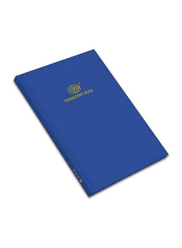 

FIS Manuscript Book, 10 x 8 inch, 3 Quire, Blue