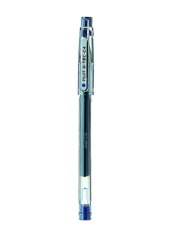 Pilot G Tec C4 Gel Microtip Rollerball Pen, Blue