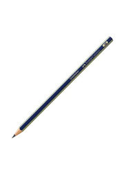 Faber-Castell 12-Piece 3B Gold Graphite Pencil, Blue