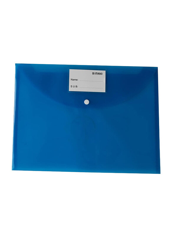 

Maxi Clear Bag 300 Micron, Blue