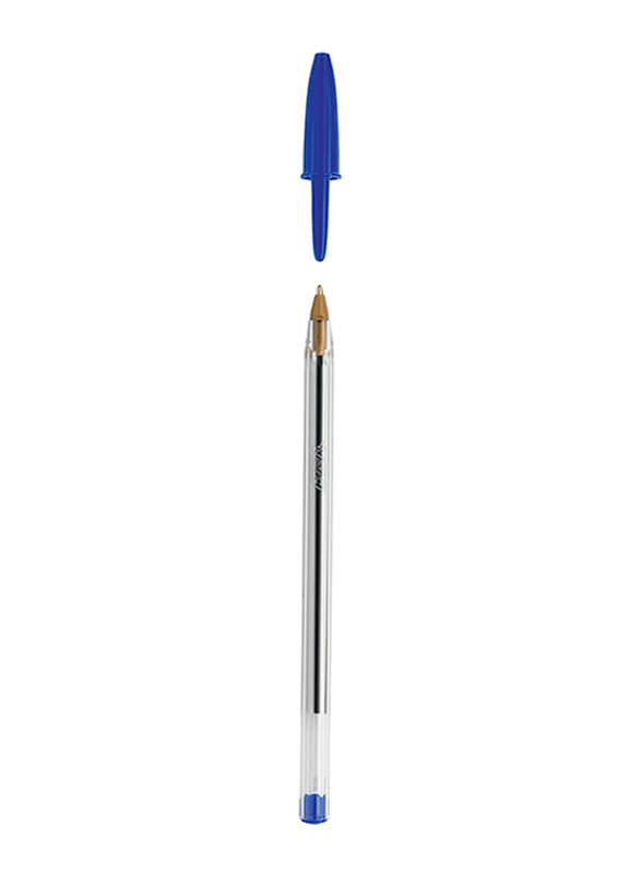 BIC 50-Piece Cristal Ballpoint Pen, Blue