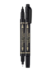 Pentel PE-N75W-A Twin Marker, Black