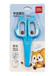 Deli Cute Safety Small Scissors for Student, 138mm, Assorted