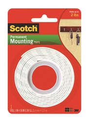3M Indoor Double Sided Mounting Tape, White