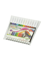 FIS Colouring Pens, 12 Pieces, Assorted