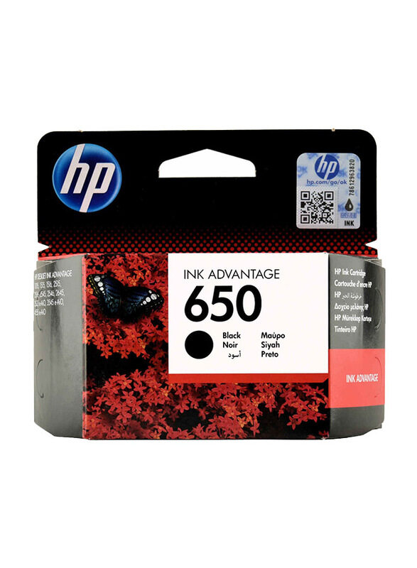 

HP 650 Cz101Ak Bhl Black Ink Catridge