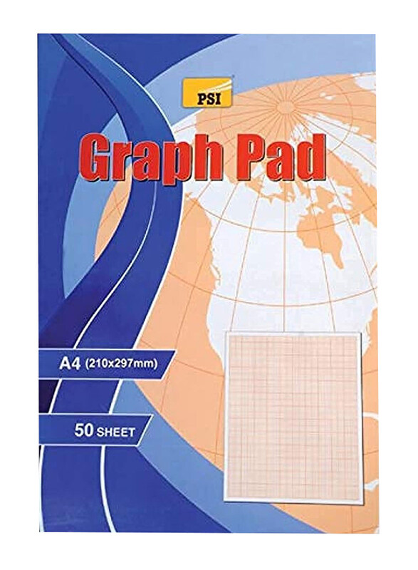 

PSI Graph Pad, 50 Sheets, A4 Size