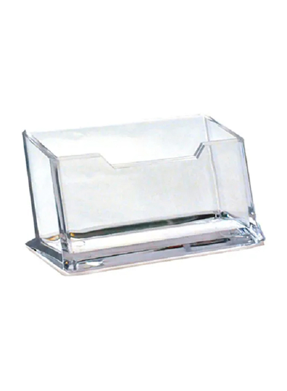 FIS Acrylic Name Card Holder, Clear