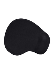 Logilily L-1108 Mouse Pad with Gel Wrist Support for PC, Black