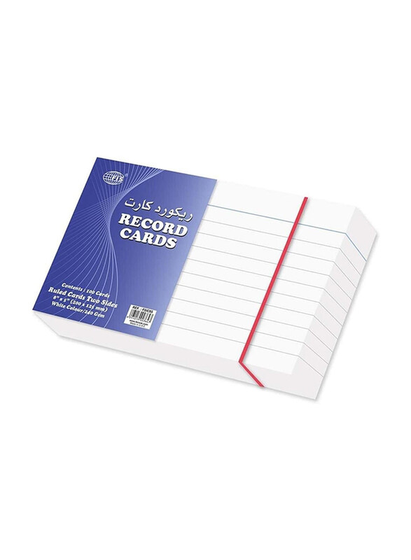 

FIS Record Card, 8 x 5inch, White