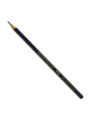 Faber-Castell 12-Piece B Gold Graphite Pencil, Blue