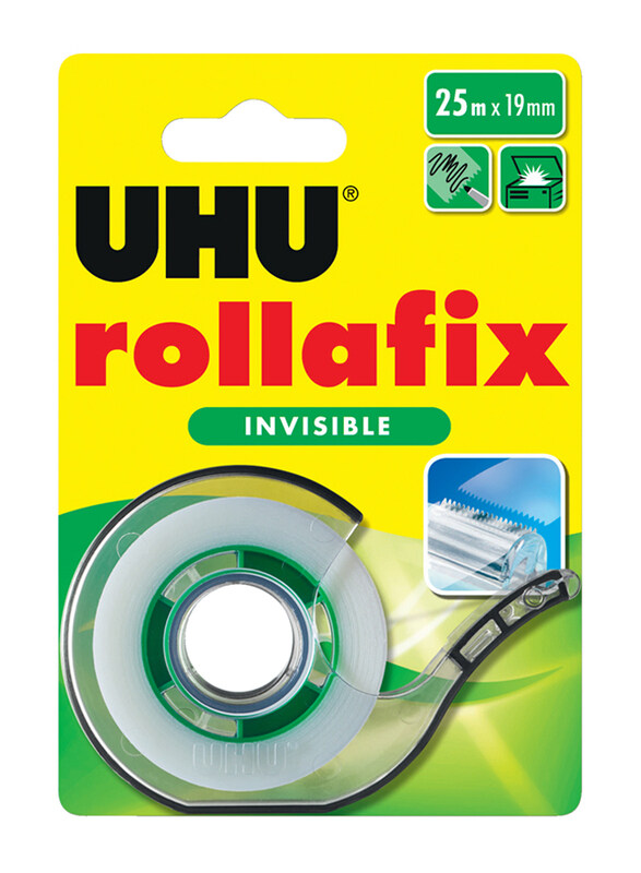 

Uhu Rollafix Invisible, 25m x 19mm, Clear