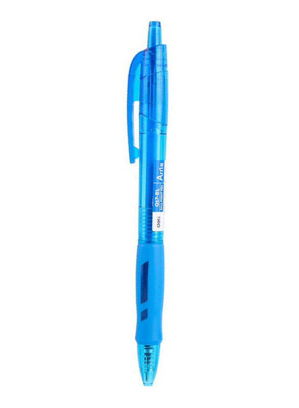 

Deli EQ17 Retractable Ballpoint Pen, Blue