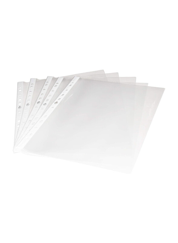 

Fis 10-Piece A4 Re-Inforcement Pocket, Fsrp035A410N, Clear