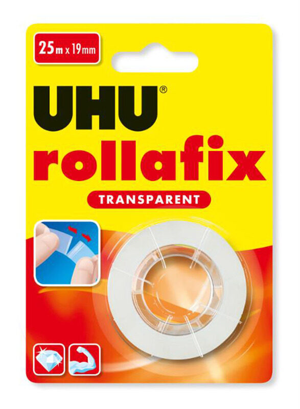 

Uhu Rollafix Tape 25m x 19mm, Transparent