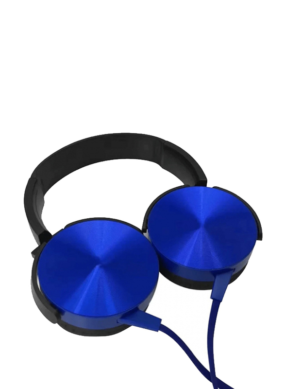 Mdr-Xb450 On-Ear Extra Bass Stereo Noise Cancelling Headphones, Blue